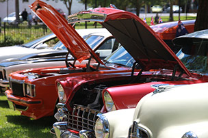 Annual Antique Motorcycle Rally - All Australian Car Display